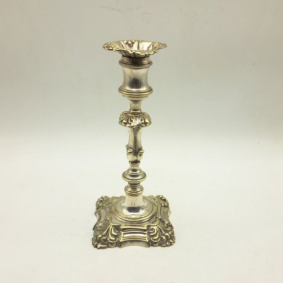 Victorian Candlestick Holder By Samuel Evans & Sons - Picture 8 of 11